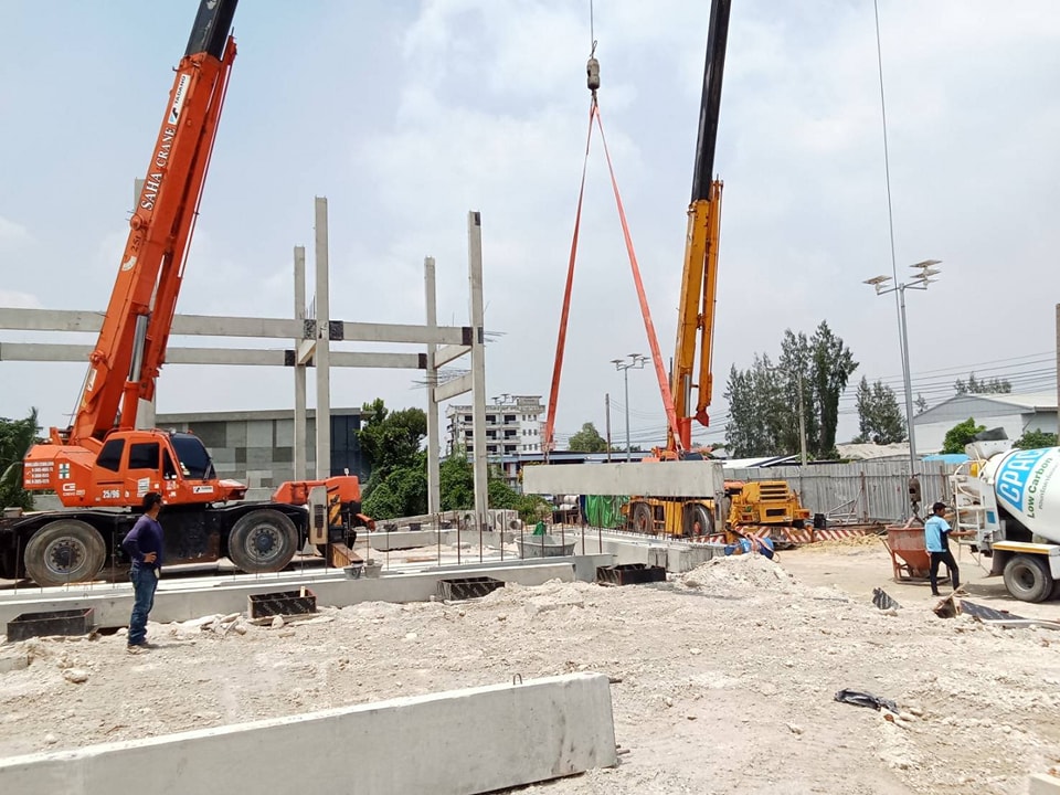 อาคารโกดังเก็บสินค้า คาน เสา Precast พระประแดง - Image 3